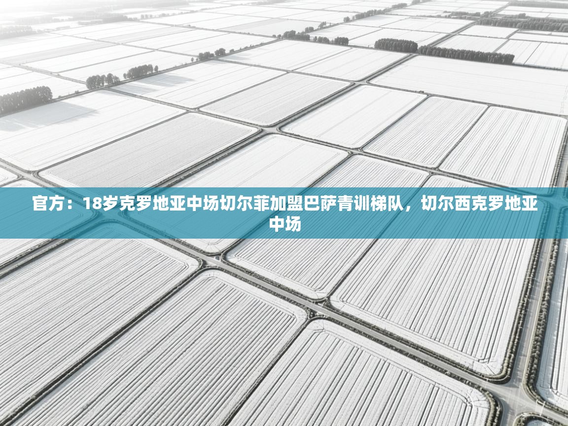 官方：18岁克罗地亚中场切尔菲加盟巴萨青训梯队，切尔西克罗地亚中场